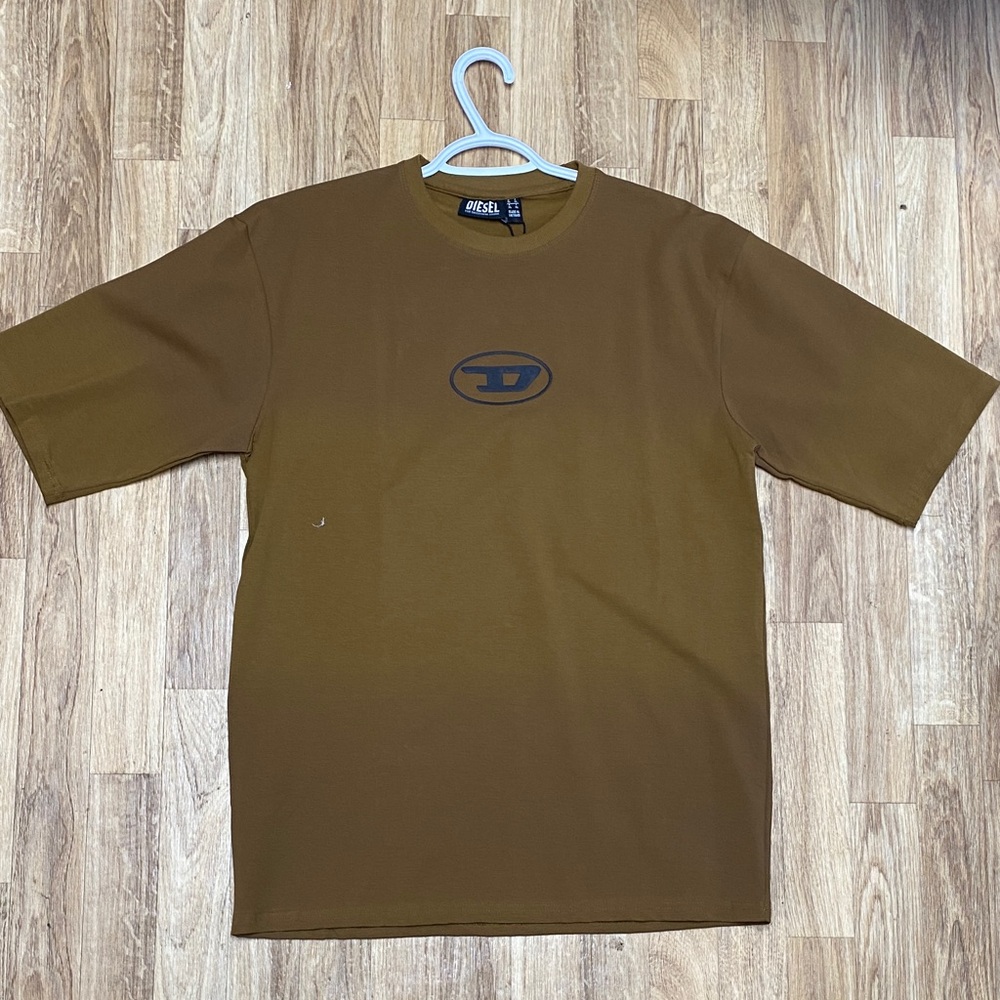 Diesel Dark Brown Men's Short Sleeve Tee